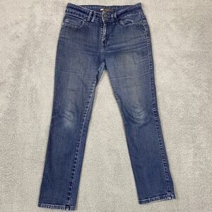 Levis Mid Rise Skinny Jeans Womens 6 Blue Stretch Zip Fly 28x30‎